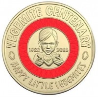 VEGEMITE CENTENARY. 1923 2023. HAPPY LITTLE VEGEMITES.