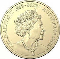 Aluminium Bronze coin Australia KM# 4738 ELIZABETH II 1952 - 2022. AUSTRALIA 2024. JC.