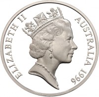 Silver coin Australia KM# 331 ELIZABETH II. AUSTRALIA 1996. RDM.