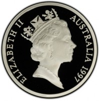 Silver coin Australia KM# 546 ELIZABETH II. AUSTRALIA 1997. RDM.