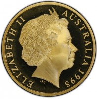 Aluminium Bronze coin Australia KM# 386 ELIZABETH II. AUSTRALIA 1998. IRB.