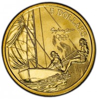 5 DOLLARS. Sydney 2000.