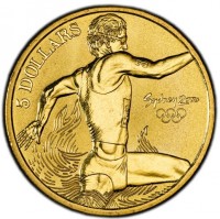 5 DOLLARS. Sydney 2000.
