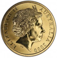 Aluminium Bronze coin Australia KM# 407 ELIZABETH II. AUSTRALIA 2000. IRB.