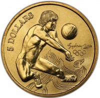 5 DOLLARS. Sydney 2000.