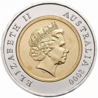 Bi-Metallic coin Australia KM# 478 Bi-Metallic coin Australia KM# 478