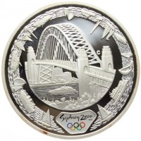 Silver coin Australia KM# 515 C. Sydney 2000.