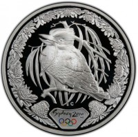 Silver coin Australia KM# 516 Sydney 2000. C.