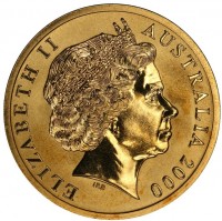 Aluminium Bronze coin Australia KM# 517 ELIZABETH II. AUSTRALIA 2000. IRB.