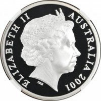 Silver coin Australia KM# 592 ELIZABETH II. AUSTRALIA 2000. IRB.