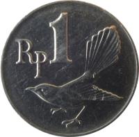 Indonesia coin 1 Rupiah (1970) obverse obverse of 1 Rupiah (1970) coin with KM# 20 from Indonesia. Inscription: Rp1