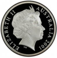ELIZABETH II. AUSTRALIA 2001. IRB.