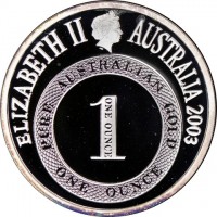 ELIZABETH II AUSTRALIA 2003. PURE AUSTRALIAN GOLD. 1. QUARTER OUNCE.