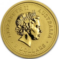 ELIZABETH II. AUSTRALIA. IRB. 5 DOLLARS.