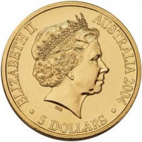 ELIZABETH II. AUSTRALIA 2004. IRB. 5 DOLLARS.