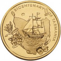 BICENTENARY OF TASMANIA. VG.