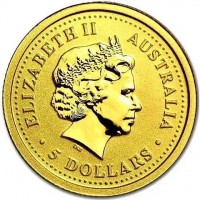 ELIZABETH II. AUSTRALIA. IRB. 5 DOLLARS.