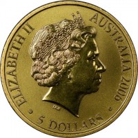 ELIZABETH II. AUSTRALIA 2006. IRB. 5 DOLLARS.
