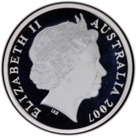 ELIZABETH II. AUSTRALIA 2007. IRB. 5 DOLLARS.