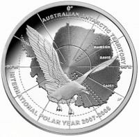 AUSTRALIAN ANTARCTIC TERRITORY. MAWSON. DAVES. CASEY. INTERNATIONAL POLAR YEAR 2007 - 2008 WP.