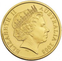 Aluminium Bronze coin Australia KM# 1084 ELIZABETH II. AUSTRALIA 2008. IRB.