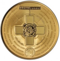 Silver coin Australia KM# 3117 JOHNATHON ROGERS JACK CHALMERS GEORGE TAYLOR RAYMOND DONOGHUE LIONEL MATTHEWS WILLIAM McALONEY RALPH JONES. ELIZABETH II AUSTRALIA 2015.