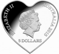 ELIZABETH II. AUSTRALIA 2015. IRB. 5 DOLLARS.