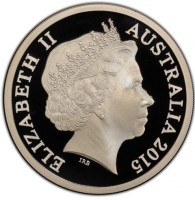 ELIZABETH II. AUSTRALIA 2015. IRB.
