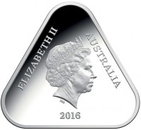 Silver coin Australia KM# 3271 ELIZABETH II. AUSTRALIA 2016. IRB.