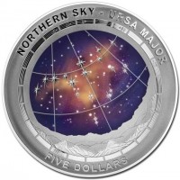 NORTHERN SKY - CYGNUS. FIVE DOLLARS.