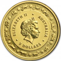 ELIZABETH II. AUSTRALIA 2016. IRB. 5 DOLLARS.