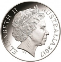 Silver coin Australia KM# 2758 ELIZABETH II. AUSTRALIA 2017. IRB.