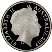 Silver coin Australia KM# 3402 ELIZABETH II. AUSTRALIA 2017. IRB.