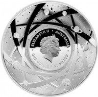ELIZABETH II. AUSTRALIA. IRB. ONE OUNCE FINE SILVER.