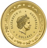 ELIZABETH II. AUSTRALIA 2018. IRB. 5 DOLLARS.