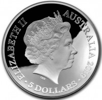 ELIZABETH II. AUSTRALIA 2018. IRB. 5 DOLLARS.