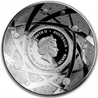 ELIZABETH II. AUSTRALIA. IRB. ONE OUNCE FINE SILVER.