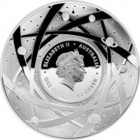 ELIZABETH II. AUSTRALIA. IRB. ONE OUNCE FINE SILVER.