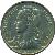 obverse of 20 Francs (1955 - 1964) coin with KM# 11 from Réunion. Inscription: REPUBLIQUE FRANCAISE 1955 L.BAZOR
