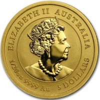 ELIZABETH II AUSTRALIA. JC. 1/20oz 9999 Au 5 DOLLARS.