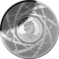 Silver coin Australia KM# 4169 ELIZABETH II. AUSTRALIA. JC. ONE OUNCE FINE SILVER.