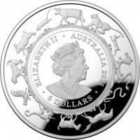 ELIZABETH II. AUSTRALIA 2021. JC. 5 DOLLARS.