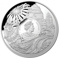 ELIZABETH II 1952 - 2022. AUSTRALIA. JC. ONE OUNCE FINE SILVER.