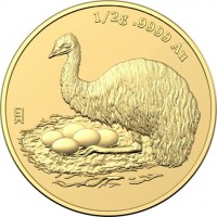 Gold coin Australia 1/2g9999 Au. EIW.