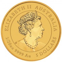 ELIZABETH II AUSTRALIA. JC. 1/20oz 9999 Au 5 DOLLARS.