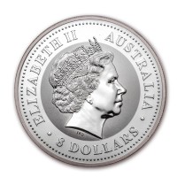 Silver coin Australia KM# 1023 ELIZABETH II. AUSTRALIA. IRB. 8 DOLLARS.