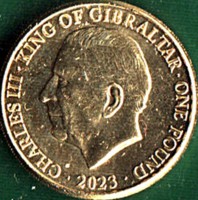 Brass coin Gibraltar Brass coin Gibraltar