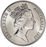 Silver coin Australia KM# 85 ELIZABETH II. AUSTRALIA 1998. RDM.