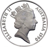 ELIZABETH II. AUSTRALIA 1990. RDM.