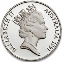 ELIZABETH II. AUSTRALIA 1991. RDM.